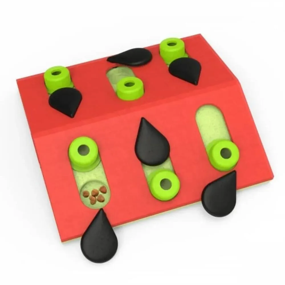 Nina Ottosson Petstages Melon Madness Puzzle & Play Feeder Toy